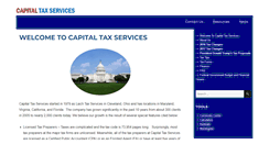 Desktop Screenshot of capitaltaxcenter.com