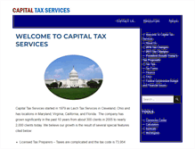 Tablet Screenshot of capitaltaxcenter.com